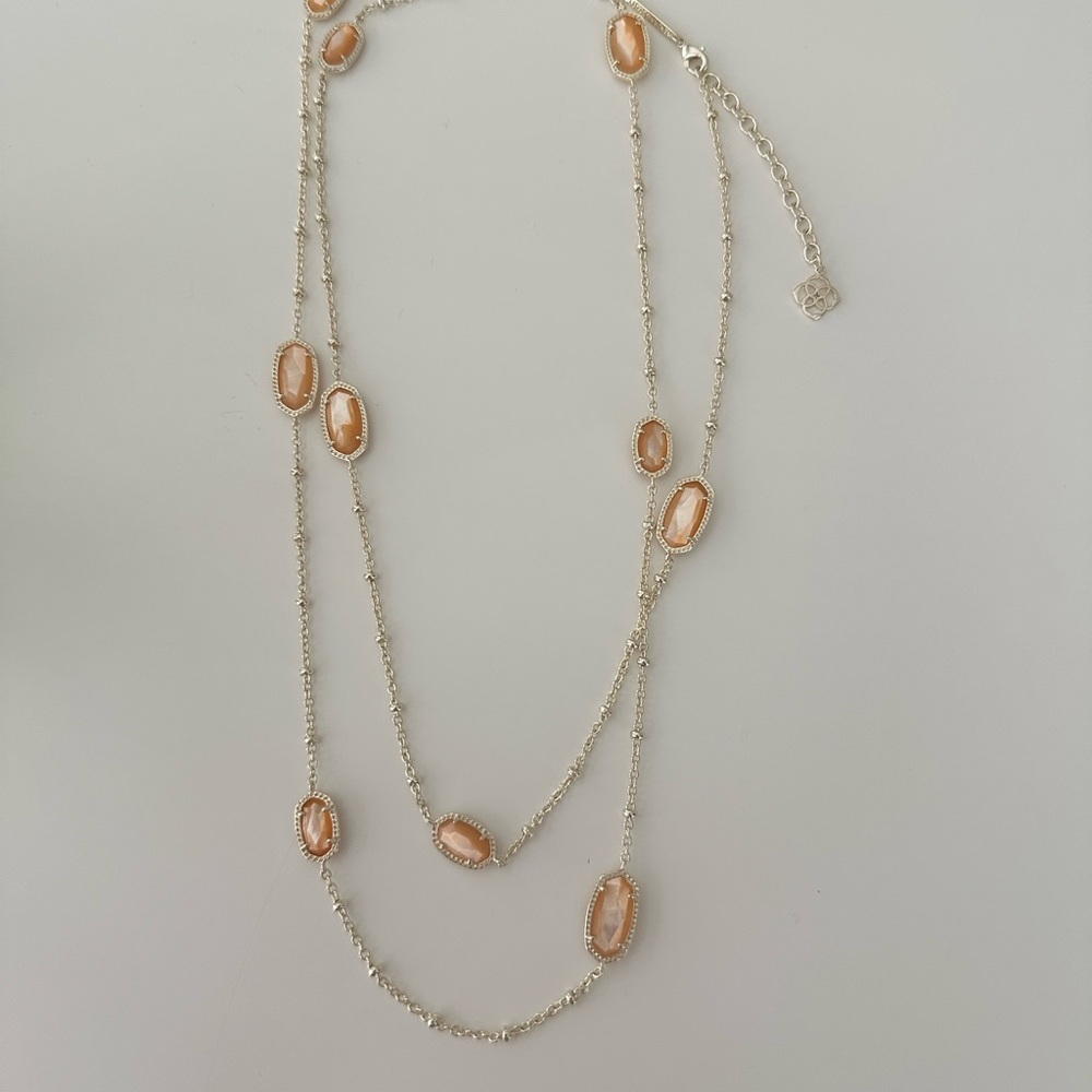 Kendra Scott Long Stone Necklace NWOT